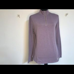 Women's Force Long Sleeve Quarter Zip T-Shirt Medium 8/10